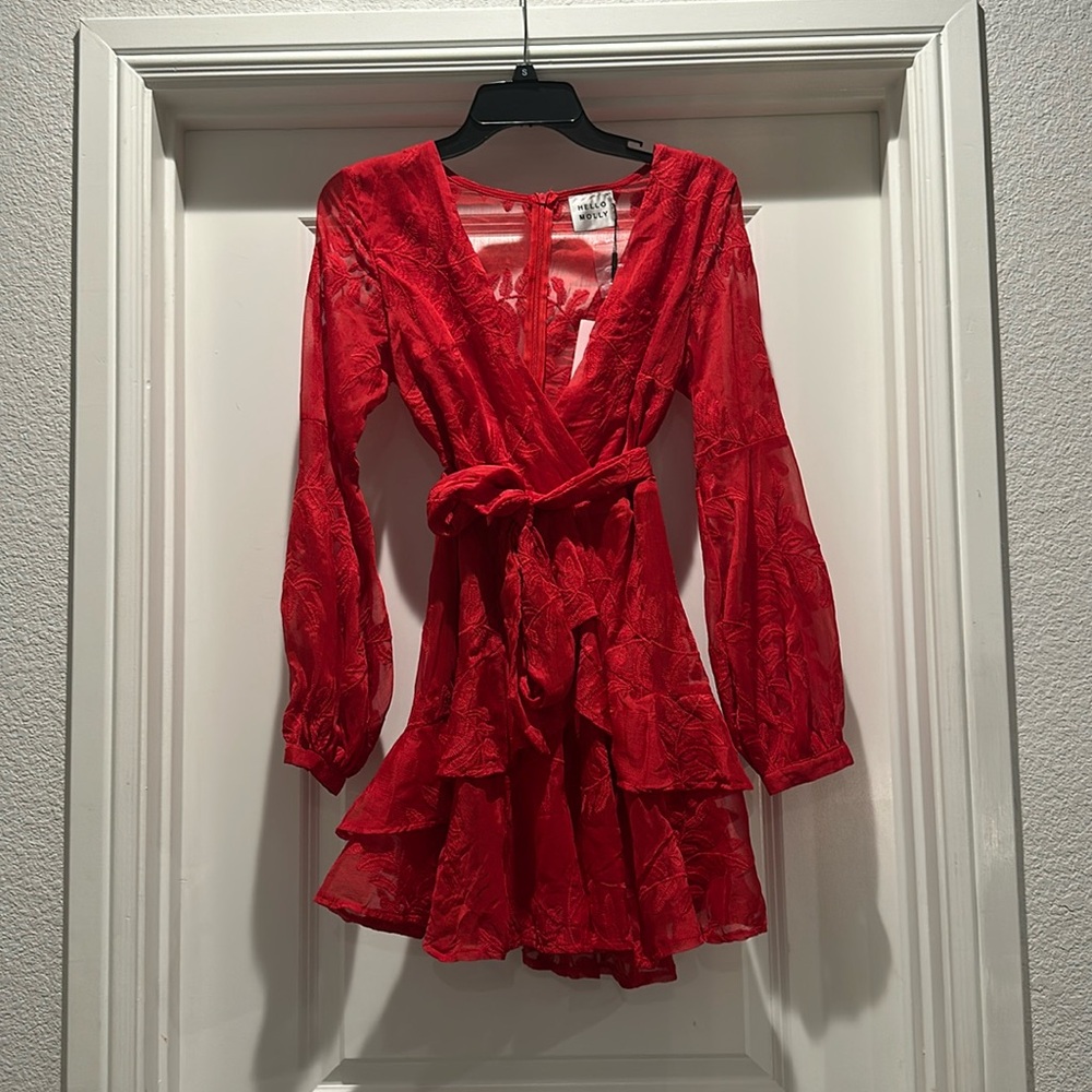 Hello Molly Red Mini Dress